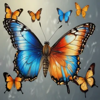 pictures of butterflies to draw