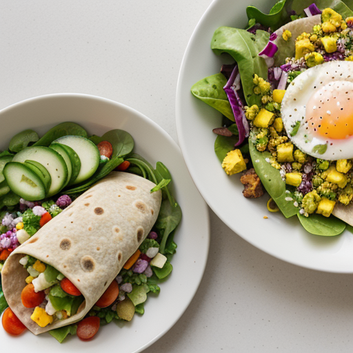 salad and go breakfast burritos