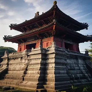 temple background