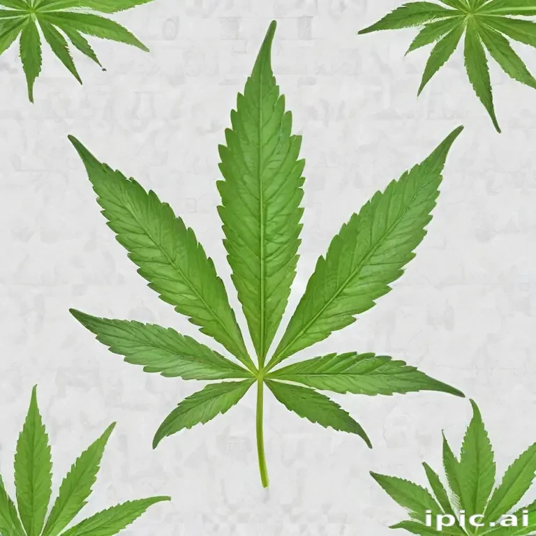 marijuana leaf transparent background