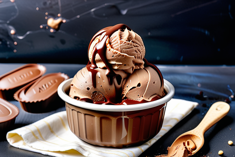 chocolate peanut butter no sugar added gelato