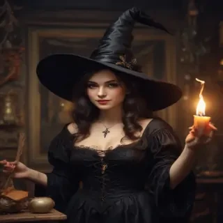vintage witch images