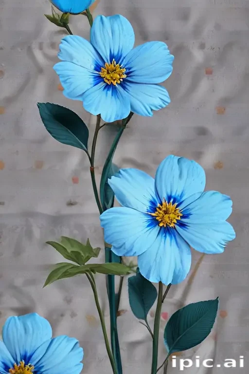 blue flowers png