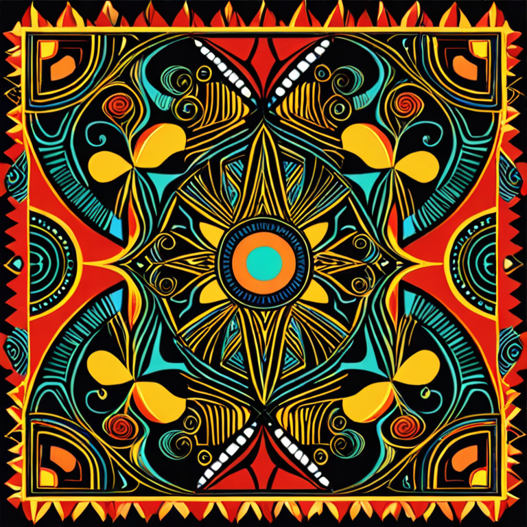 Afrobeat Making Patterns Afrobeat abstract pattern cover art for music