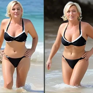 marine le pen bikini