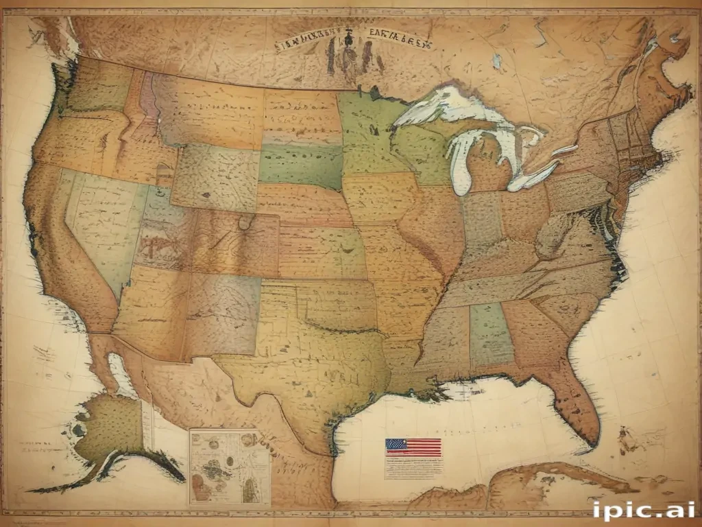 map united states