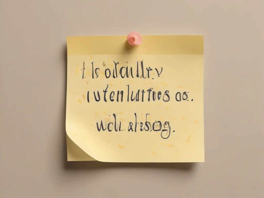 aesthetic cute sticky note png