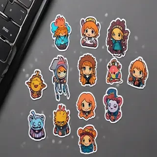 stickers mockup