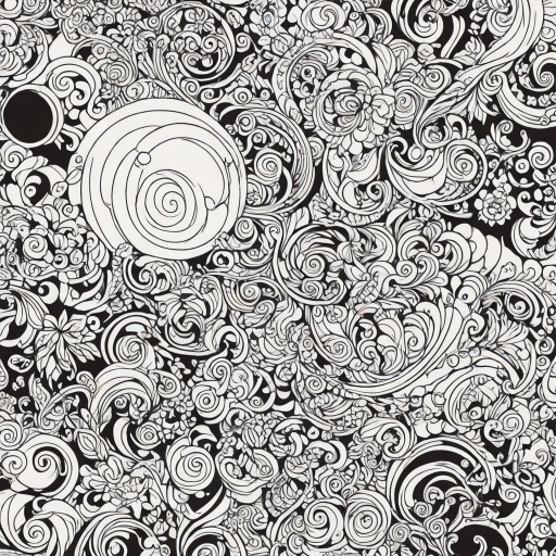 line art background