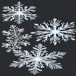 snowflakes clipart transparent background