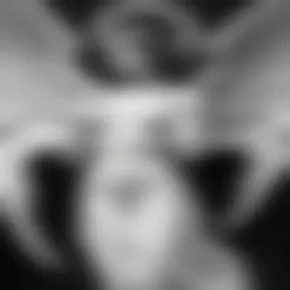 black and white angel drawings