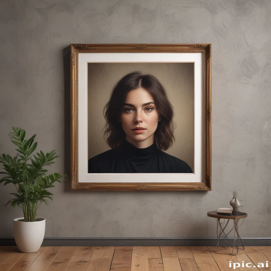 framed art mockup