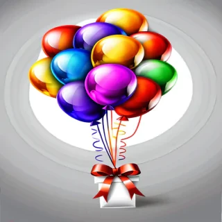 balloons transparent background