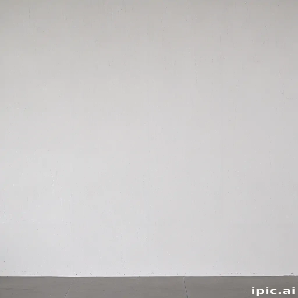 A Minimalist White Wall with Subtle Texture and Simple Elegance.