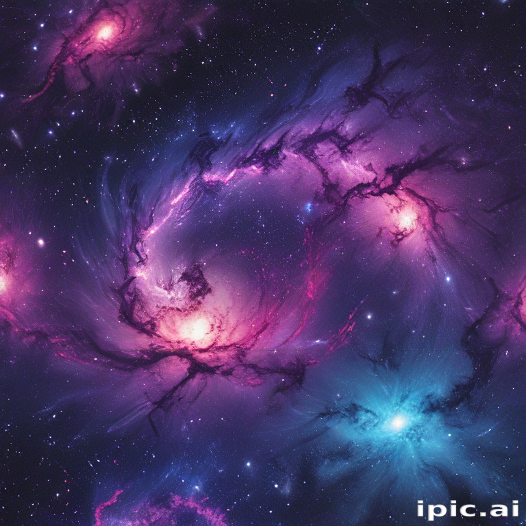 Cosmic Wonders: A Vibrant Dance of Galaxies and Nebulae in Space