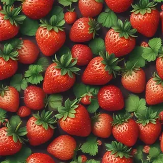 cute strawberry background