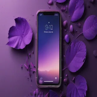 aesthetic wallpapers iphone purple