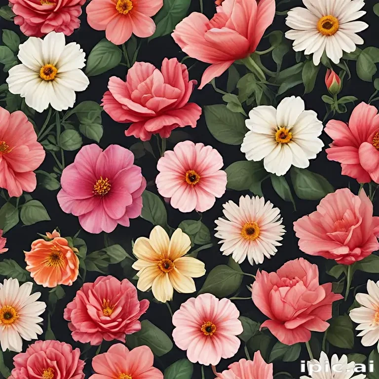 realistic flowers png