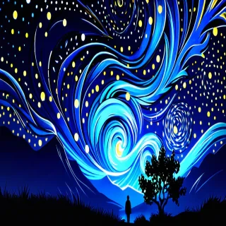 starry night wallpaper