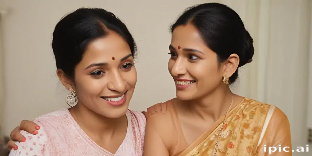 indian mom and son