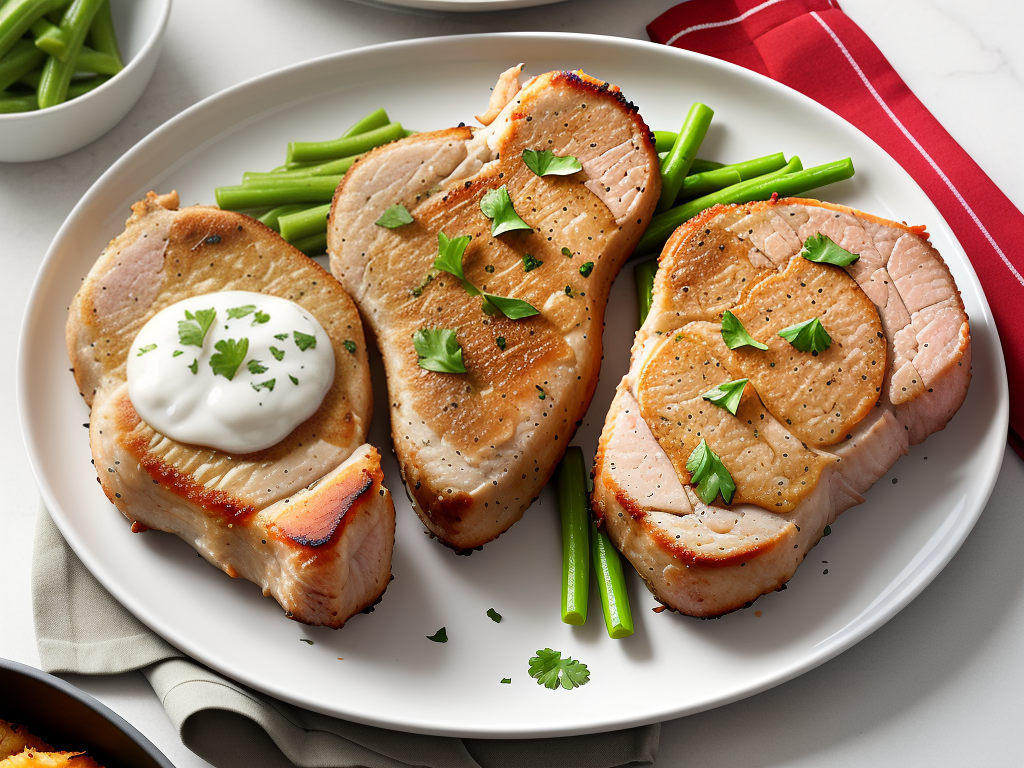 air fryer parmesan pork chops
