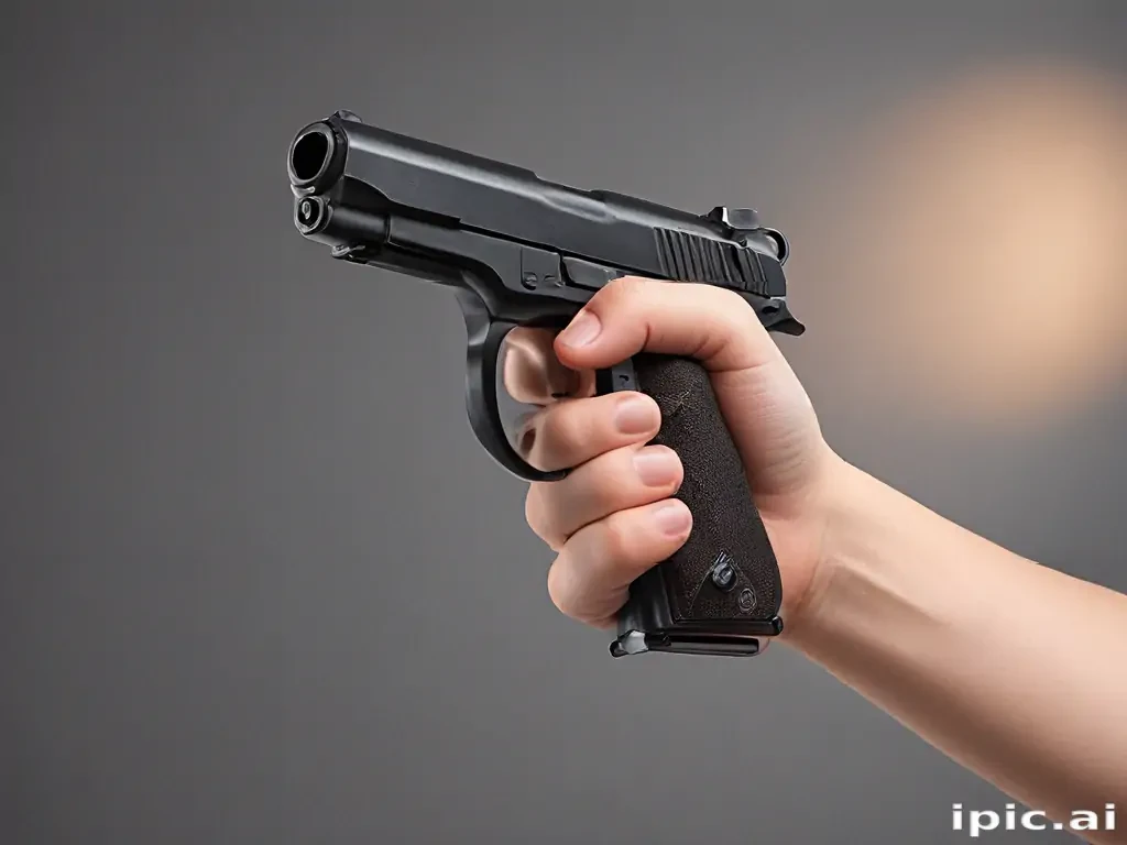 hand with gun png