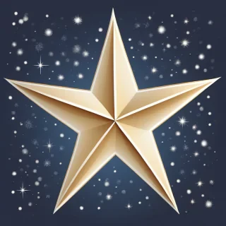 clip art of christmas star