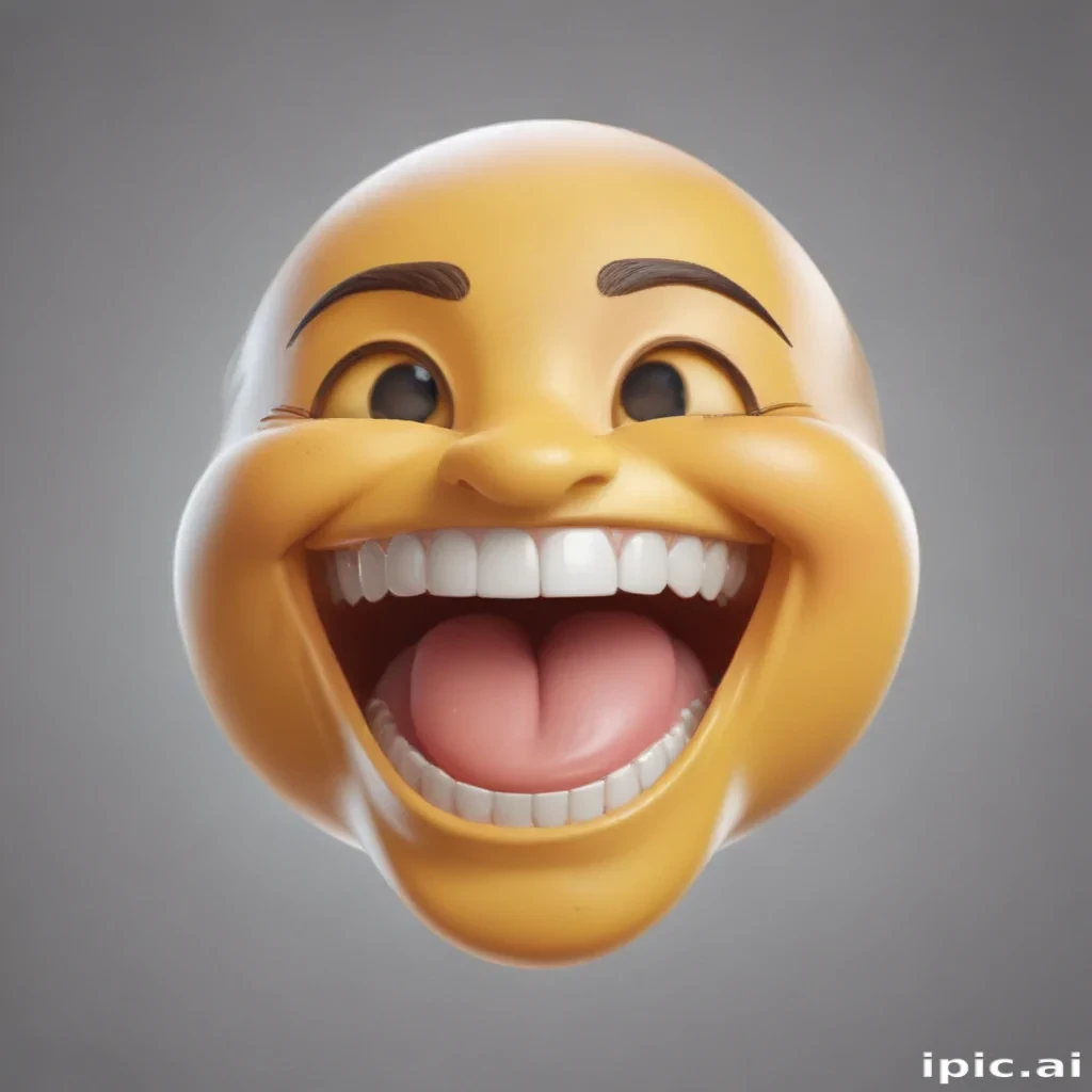 transparent laughing emoji
