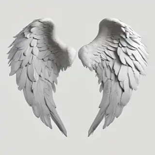 realistic angel wings png