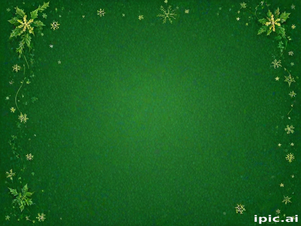 christmas background green