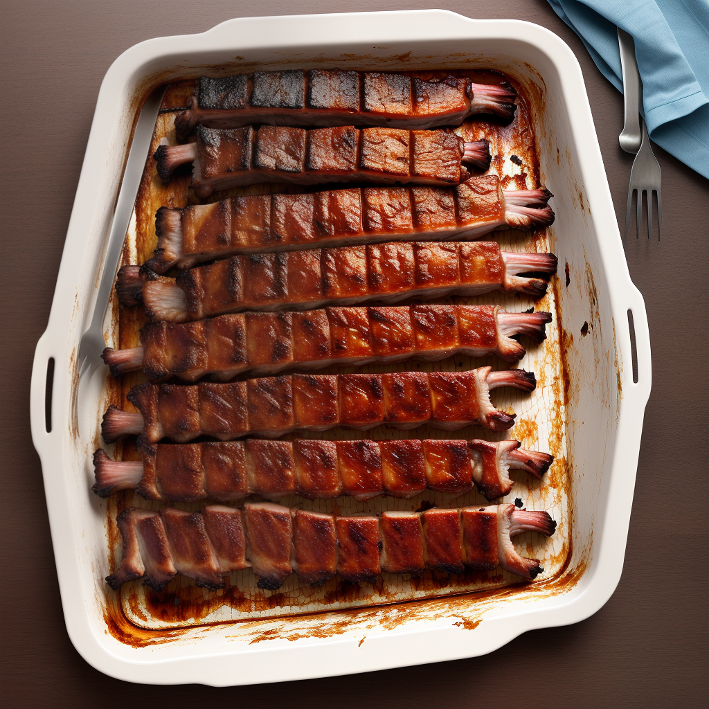 side dish with ribs crossword
