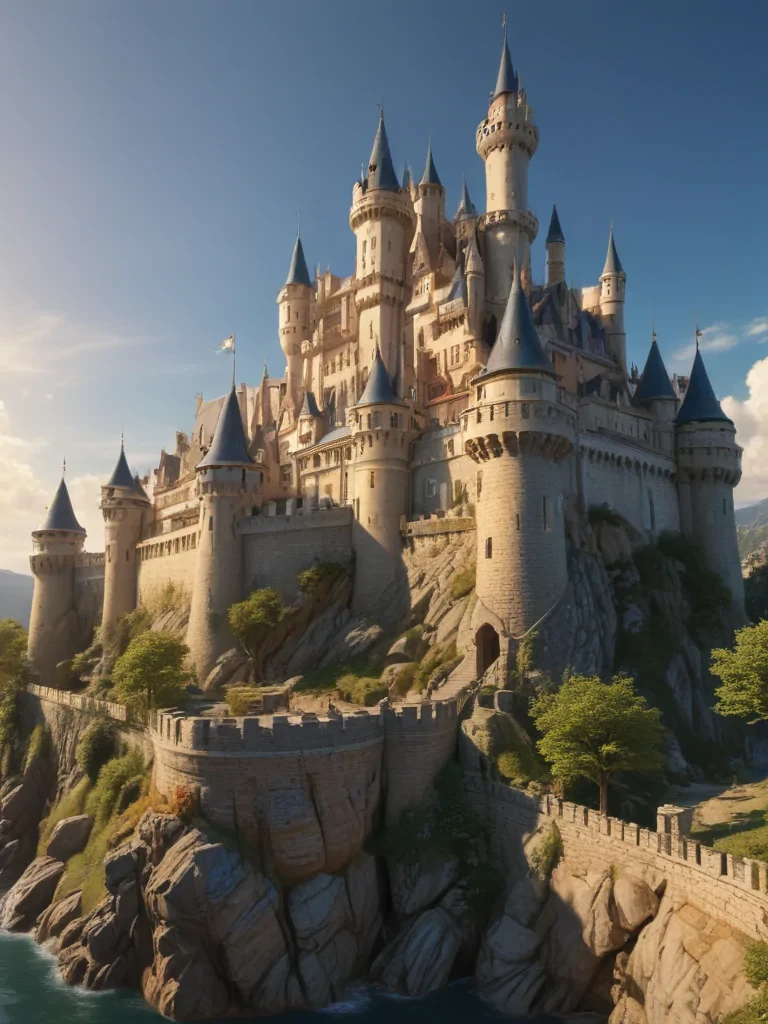 castle in cartoon