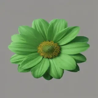 green flower png