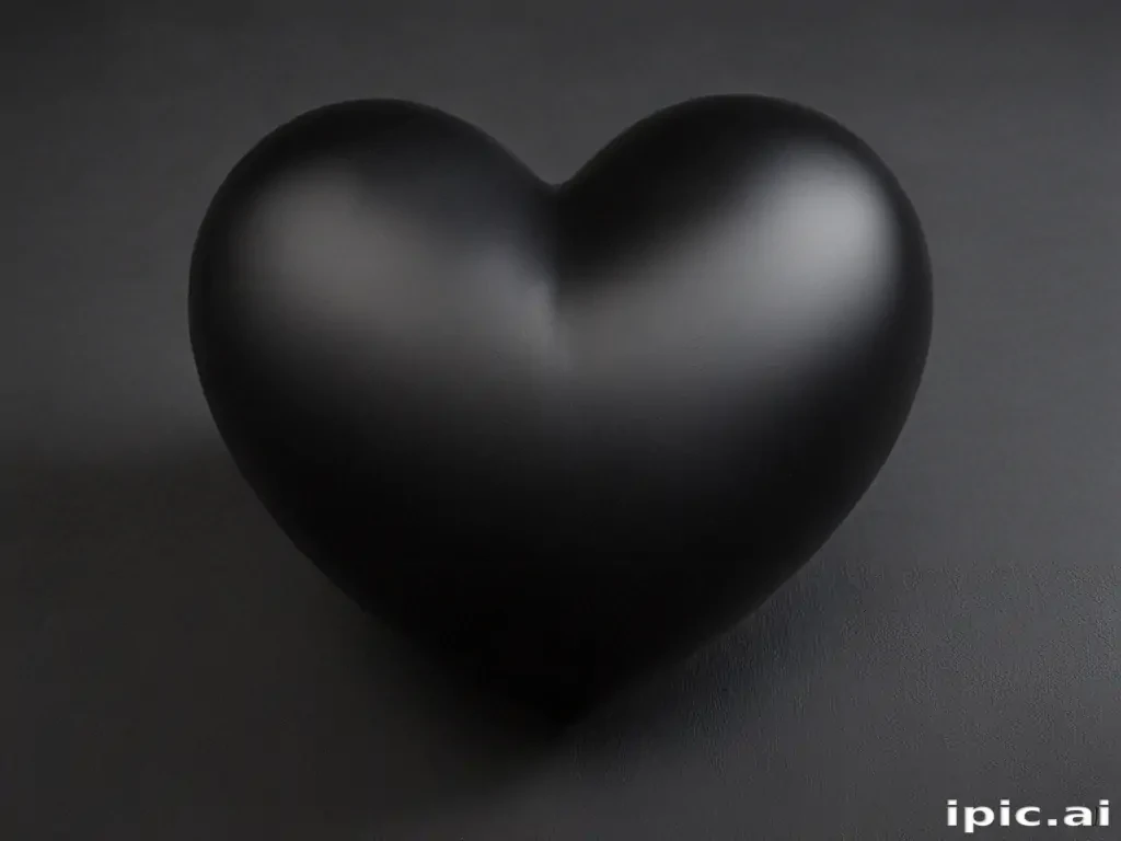 black heart pic