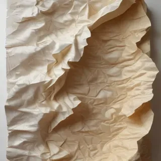 wrinkled paper overlay