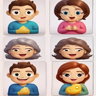 family emojis
