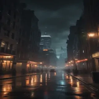 dark city background