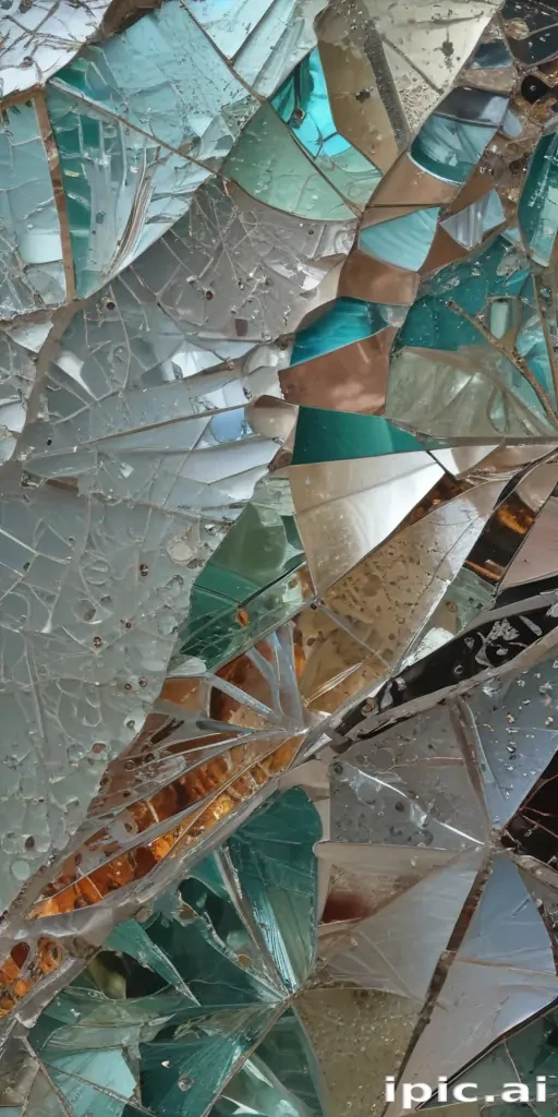 broken glass overlay