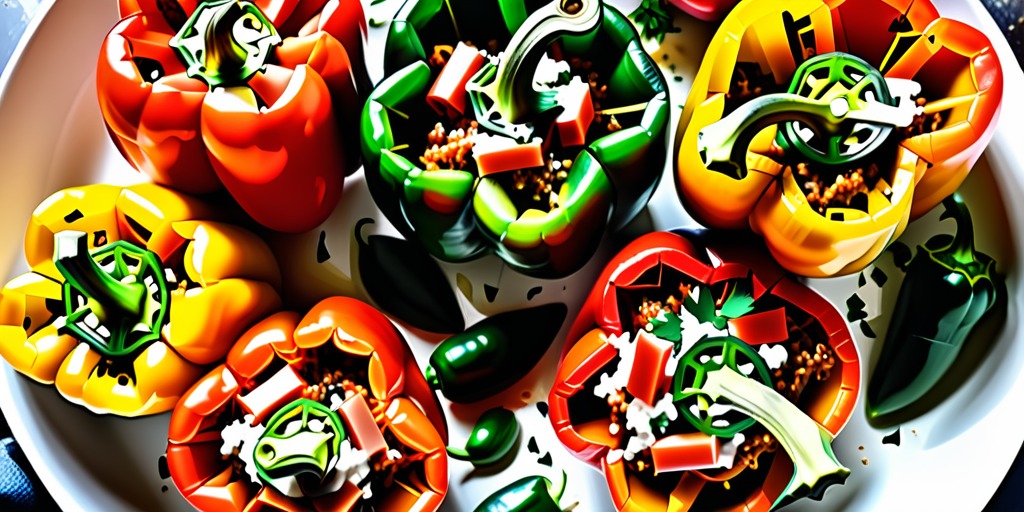 stuffed bell peppers without rice