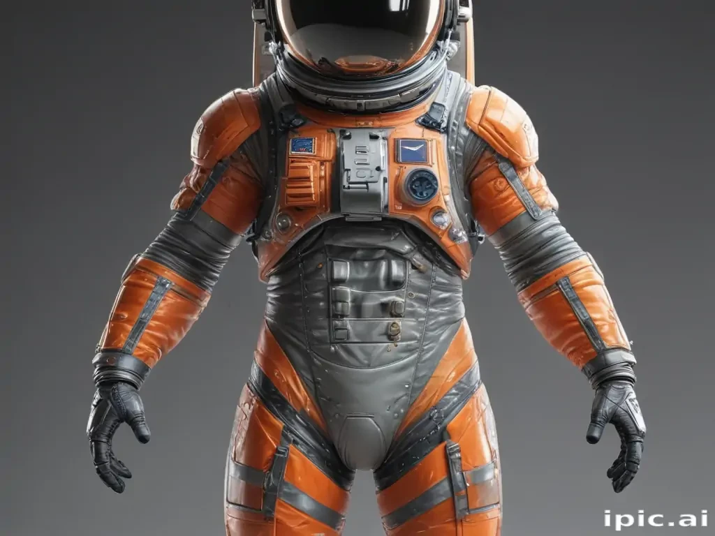 cartoon transparent astronaut suit