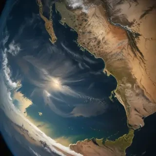 earth from space