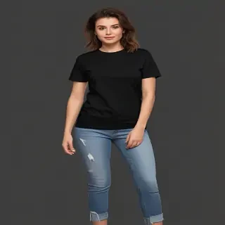 black tee png