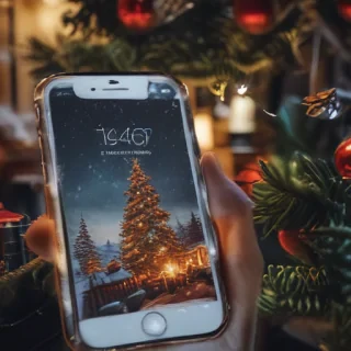 iphone christmas wallpaper aesthetic