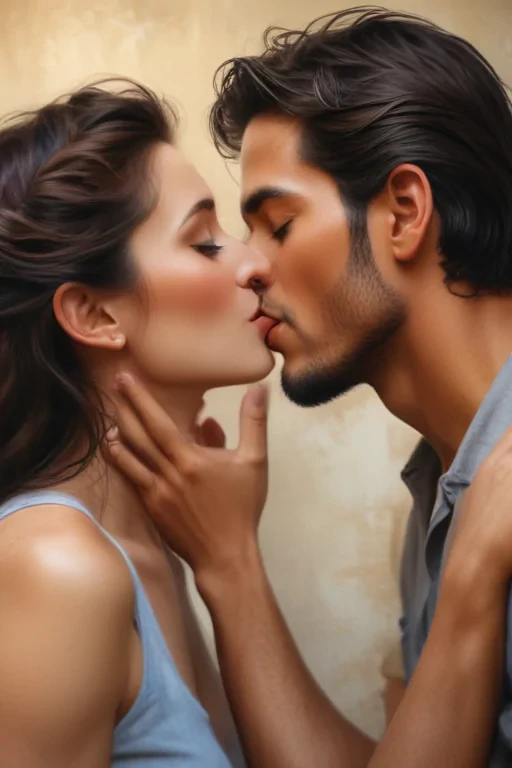 kissing png