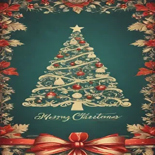 merry christmas vintage