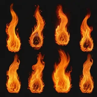 flames transparent background