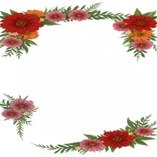 floral border png