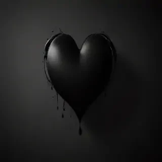 black heart background