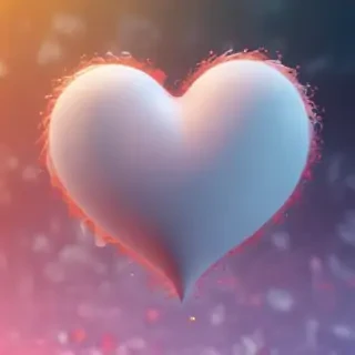 blurry heart wallpaper