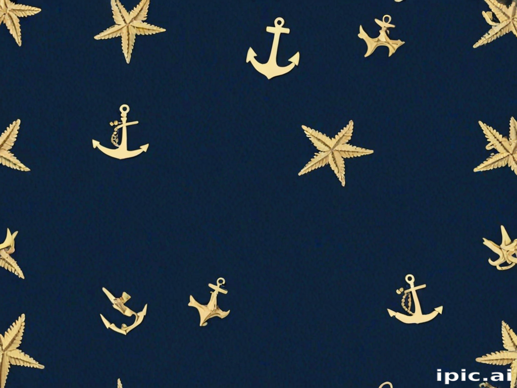 navy background